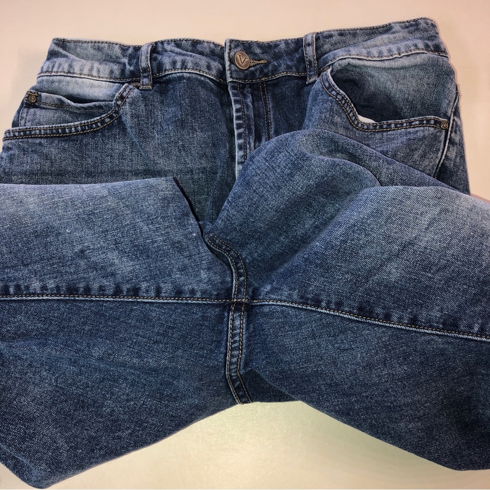 Versace 19.69 Abbigliamento Sportivo SRL Distressed High-Rise Jeans (30/10) - Picture 13 of 17